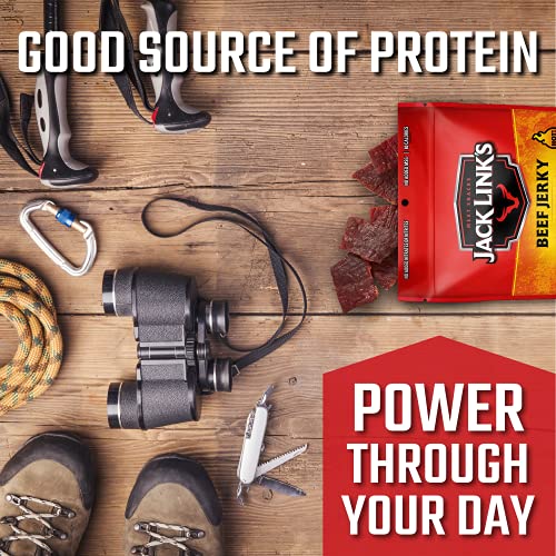 Jack Link's Beef Jerky, Sweet & Hot – Spicy Everyday Snack, 9G Of Protein And 80 Calories, Made With 100% Beef – 96% Fat Free, No Added Msg** – 9 Oz. (Pack Of 2) #TOP1