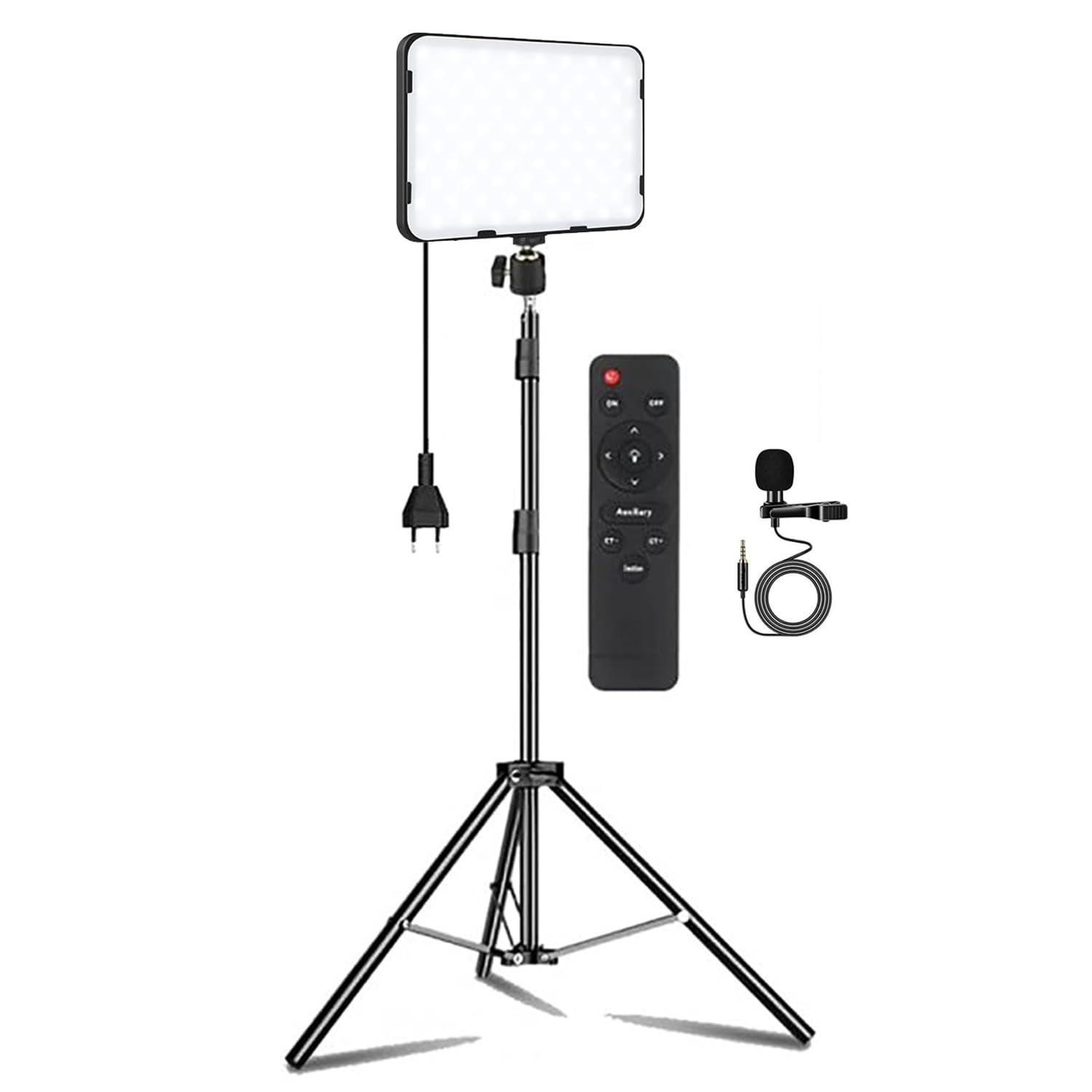 ADZOY 6 Modes 10" LED Soft Light Panel Kit | 7 Foot Metal Tripod Stand | Collar Mic for Studio Photography/Video Recording/Baking/Calligraphy | PL-26 | Remote Control | Continues Light (B0C8MX6MDN) Amazon Price History, Amazon Price Tracker