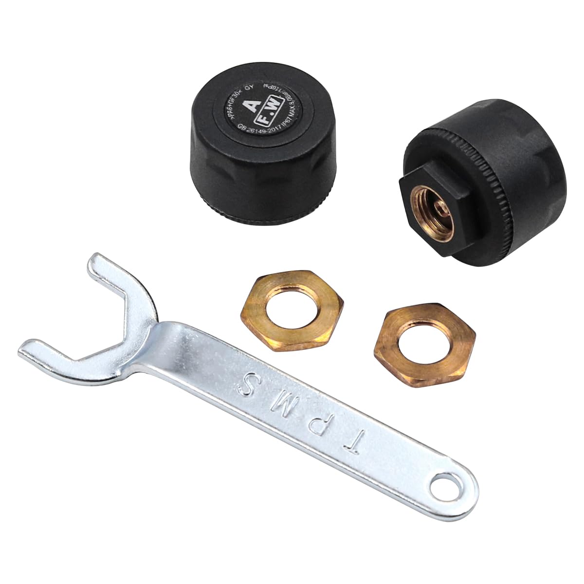 système de Surveillance de la Pression des pneus de Moto TPMS Moniteur de Pression des pneus sans Fil avec Support de Montage