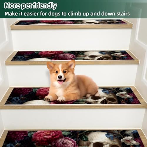 Tapis d'escalier antidérapant haute adhérence protection chiens
