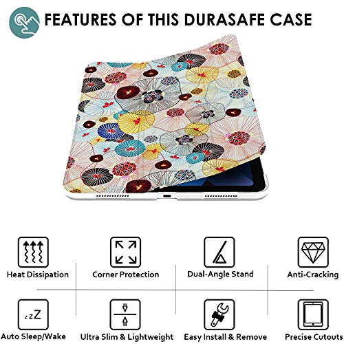 Image of DuraSafe Cases for iPad PRO 11 Inch 2 [ Pro 11 2nd 2020 ] Generation A2228 A2068 A2230 MY232HN /A MXDC2HN /A MXDE2HN /A MXDD2HN /A Ultra Slim Smart Auto Sleep /Wake Printed PC Cover - Yarn Flowers