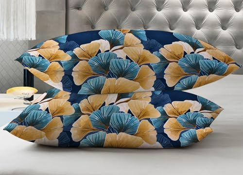 Image of RD TREND 210 TC Premium Glace Cotton Assorted King Size Printed Floral Design Pillow Cover -18 inchX28 inch Inches,(Pack of 4) of Any 4 Pieces Color Multi-14