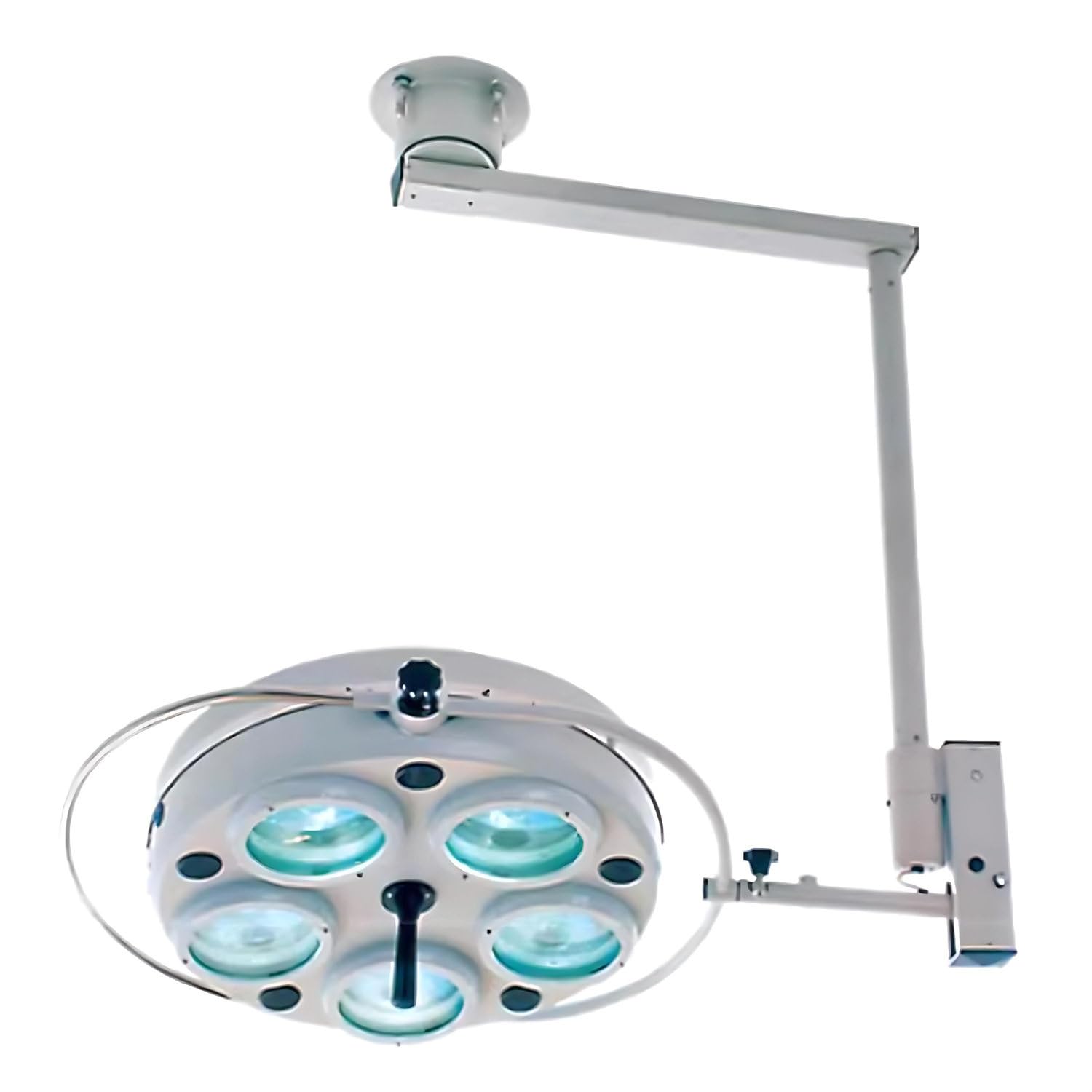 Op-Untersuchungsleuchte Mit Schattenfreier Deckenmontage, 360° Drehbar, Kaltlicht Einstellbare Farbtemperatur 60.000–120.000 Lux, Schattenfreie Lampe