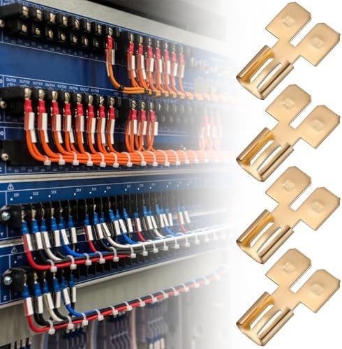 NUOBESTY 50 adet pirinç hızlı kavrama, çift yassı konnektör, elektrikli kablo bağlantısı, sağlam tutuş, otomobil, gemi ve elektrik tesisatı için - Görsel 4