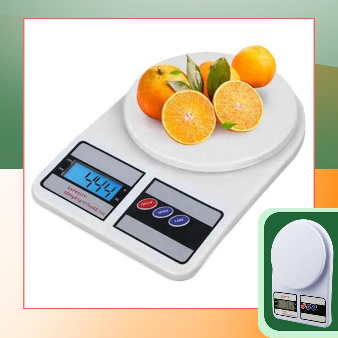 Balanca Digital De Precisao - Ate 10kg - Cozinha - (nao Acompanha Pilhas) Kokay Branco No Voltagev