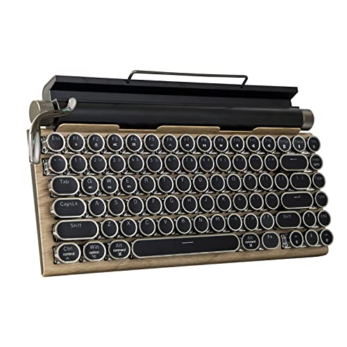 Adventurers Retro Mechanical Keyboard, Bluetooth 5.0