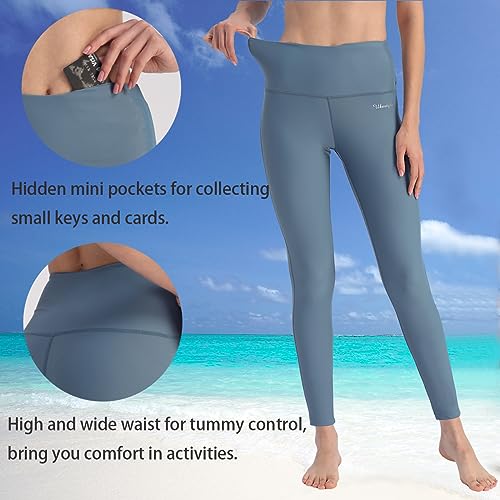 Image of Ubestyle UPF 50+ High Waist Women's Swim Pants Swim Leggings Swimming Tights Rash Guard Pants Sun Protective