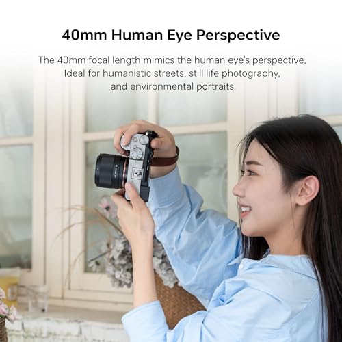 Image of Viltrox AF 40mm F2.5 Full Frame Lens for Sony E-Mount, STM Focus Motor Standard Lens, Compact Prime Lens for Sony Camera a7 a7II a7III a7IV a7R a7RII a7RIII a7RIV a7RV a7S a7SII a7SIII a1 ZV-E1