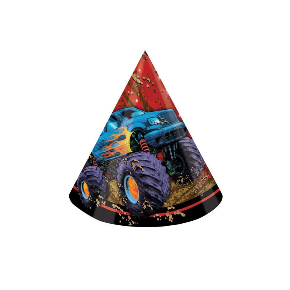 8-Count Child Size Birthday Party Hats, Mudslinger