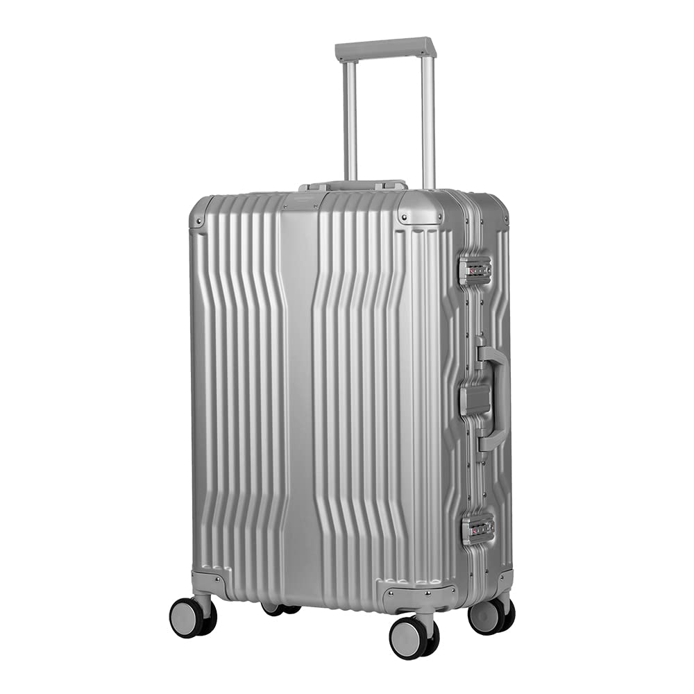 シルバー 旅行用スーツケース　Mサイズ Amazon | [レジェンドウォーカー] スーツケース (軽量アルミ製