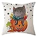MORCHAN Housse de Coussin Citrouille Halloween taie d'oreiller décor à la Maison