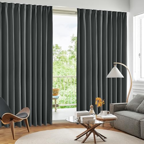 OSN カーテン ダークグレー フック付き OSN カーテン ダークグレー フック付き