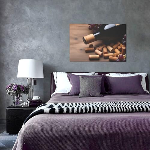 Impression sur toile bouteille de vin, le cadeau idéal pour passionnés de déco - 4