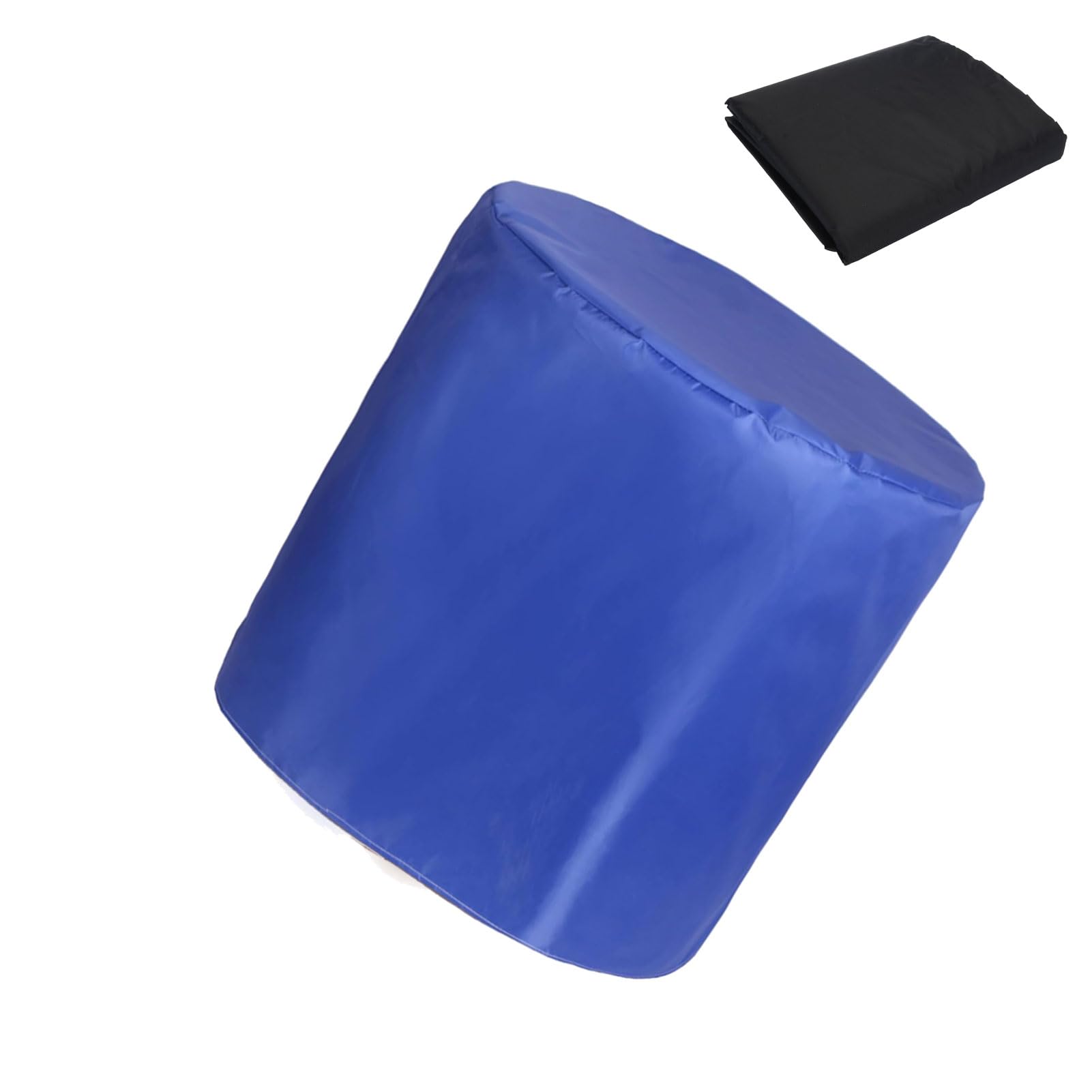 Housse de terrasse ronde 420D imperméable en tissu Oxford pour mobilier de jardin Ø 320 x 90 cm