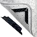 Price comparison product image HIZOFY Rug Gripper for Laminate and Wooden Floor 8 PCS - Anti Slip Rug Underlay Rug Grips for Hard, Tiled and Marble Floor