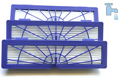 Kniwelshop 3 Ultra High Performance Hepa Filtro lavable para Neato Botvac y Botvac D (con herramienta de limpieza)