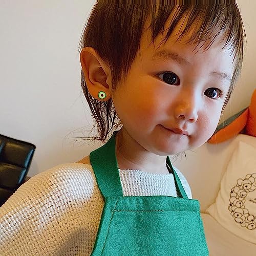 AoedeJ 10 Pairs Fruit Stud Earrings - Plastic Post Hypoallergenic Earrings3