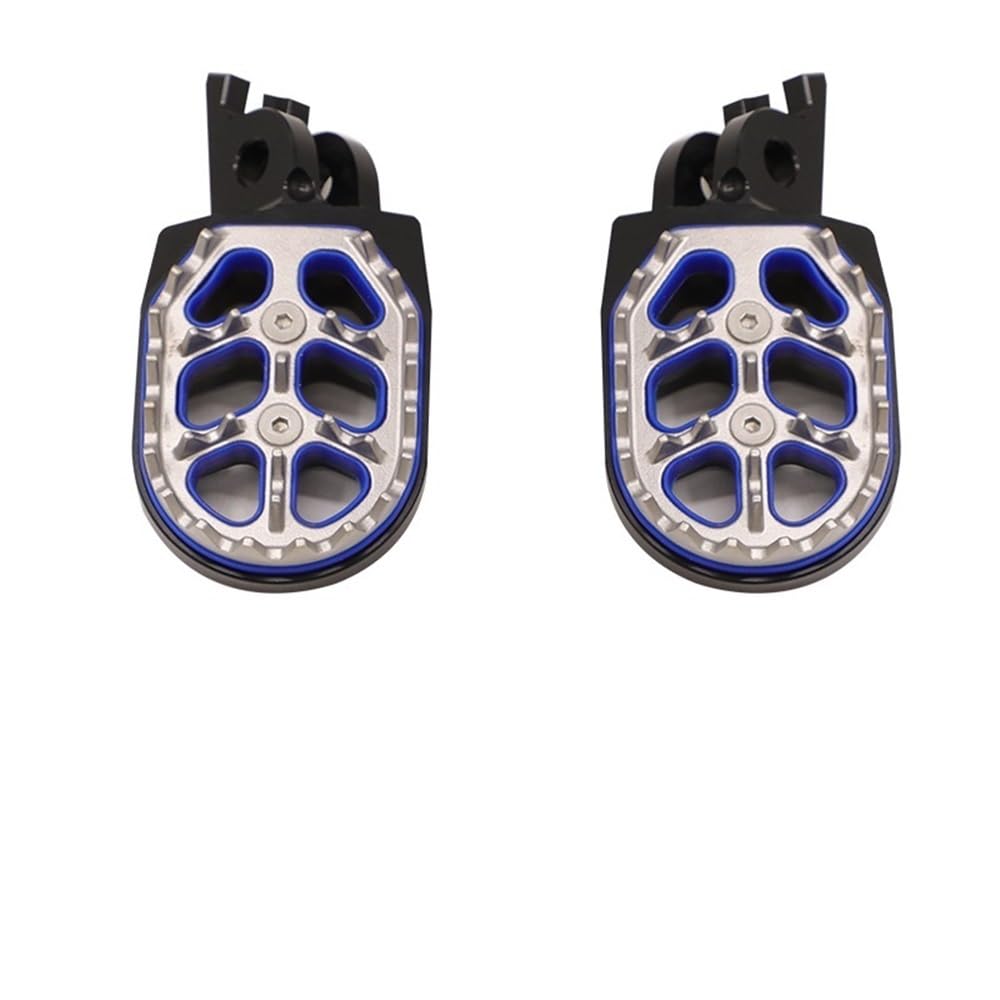 Repose-pieds moto tout-terrain à grip maximal en alu noir pour CRF250X