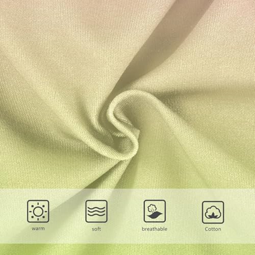 Joisal Blush Pink Green Yellow Gradient Panties Little Girl Toddler Girls Underwear Cotton Personalized Kids Briefs Undies 2t3