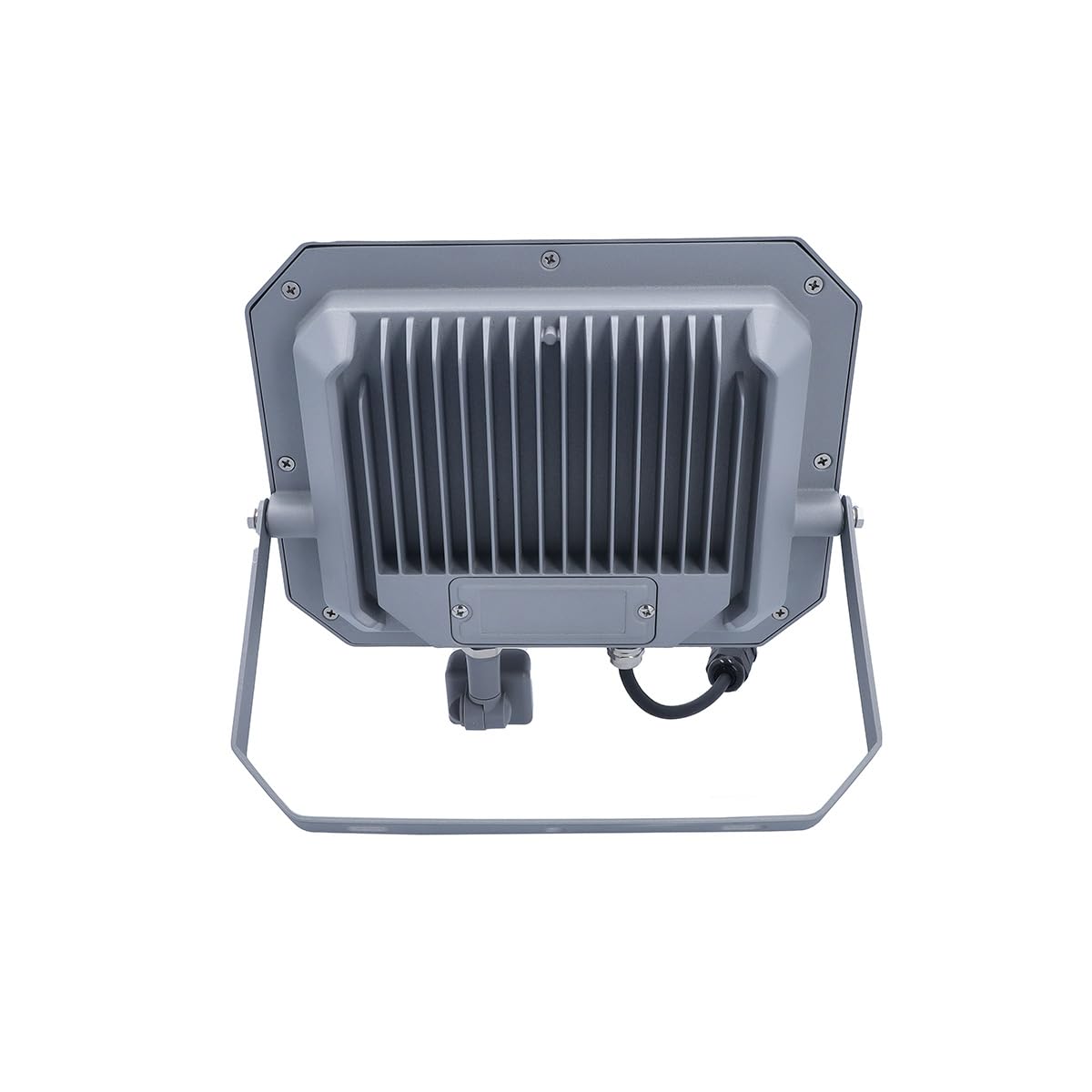 as - Schwabe SLIMLINE PRO 46420 - Foco led con chip (50 W, 6500 lúmenes, 4000 K, luz blanca neutra, carcasa de aluminio IP65, orientable, cable de 10 cm, con adaptador de conexión rápida, IP44)
