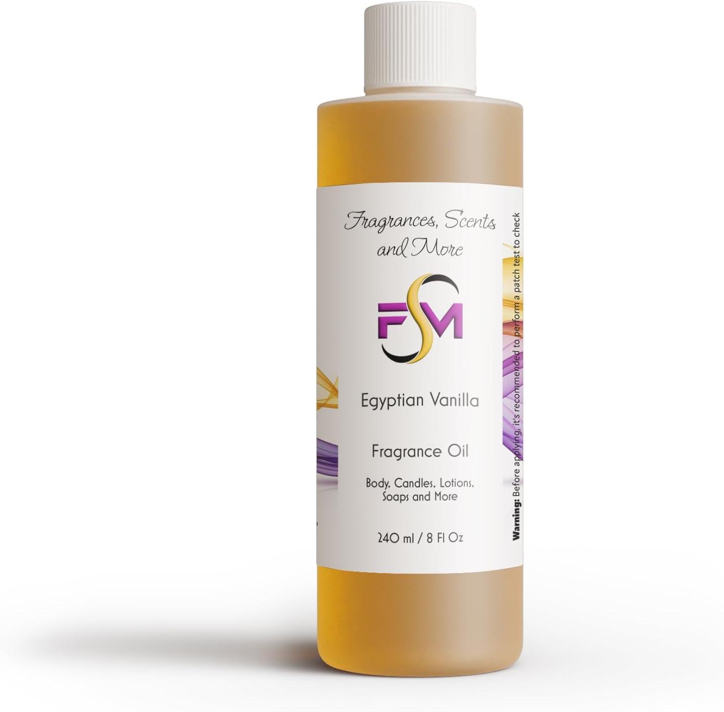 Egyptian Vanilla Fragrance Oil - 8 Fl Oz Plastic Bottle (240ml)