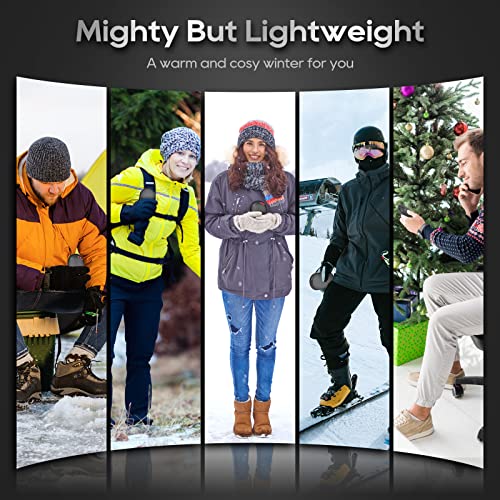 Hand-Warmers-Rechargeable5200-mAh-Electric-Hand-HeaterUSB-Hand-Warmer-Power-Bank-with-3-Heat-Settings-from-95-131Great-Gift-for-Women-MenHiking-Camping