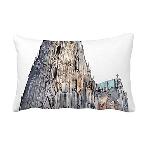 Coussin de Cologne 40x60 cm oreiller lombaire multicolore décoratif - 2