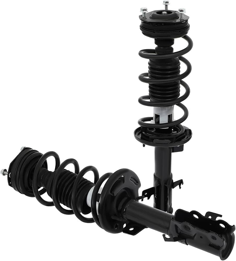 ASAPE 2PCS Front Complete Struts Assembly w/Coil Spring Fit for 2010 2011 2012 2013 for Ford Fiesta Shock Absorber Assembly Replace OE 172525 172524