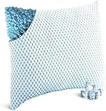 Nackenkissen Kopfkissen 80x80 - Ergonomisches Memory Foam Schlafkissen, Nackenstützkissen Seitenschläferkissen mit Bezug, Komfortkissen für Erwachsene Weich