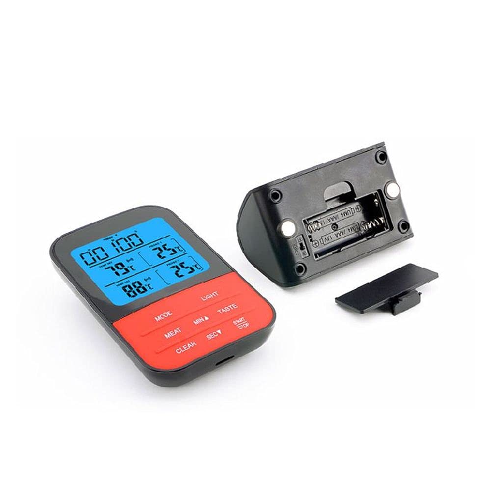 Termometro digitale BBQ con display LCD con due sonde per utensili da cucina (2)