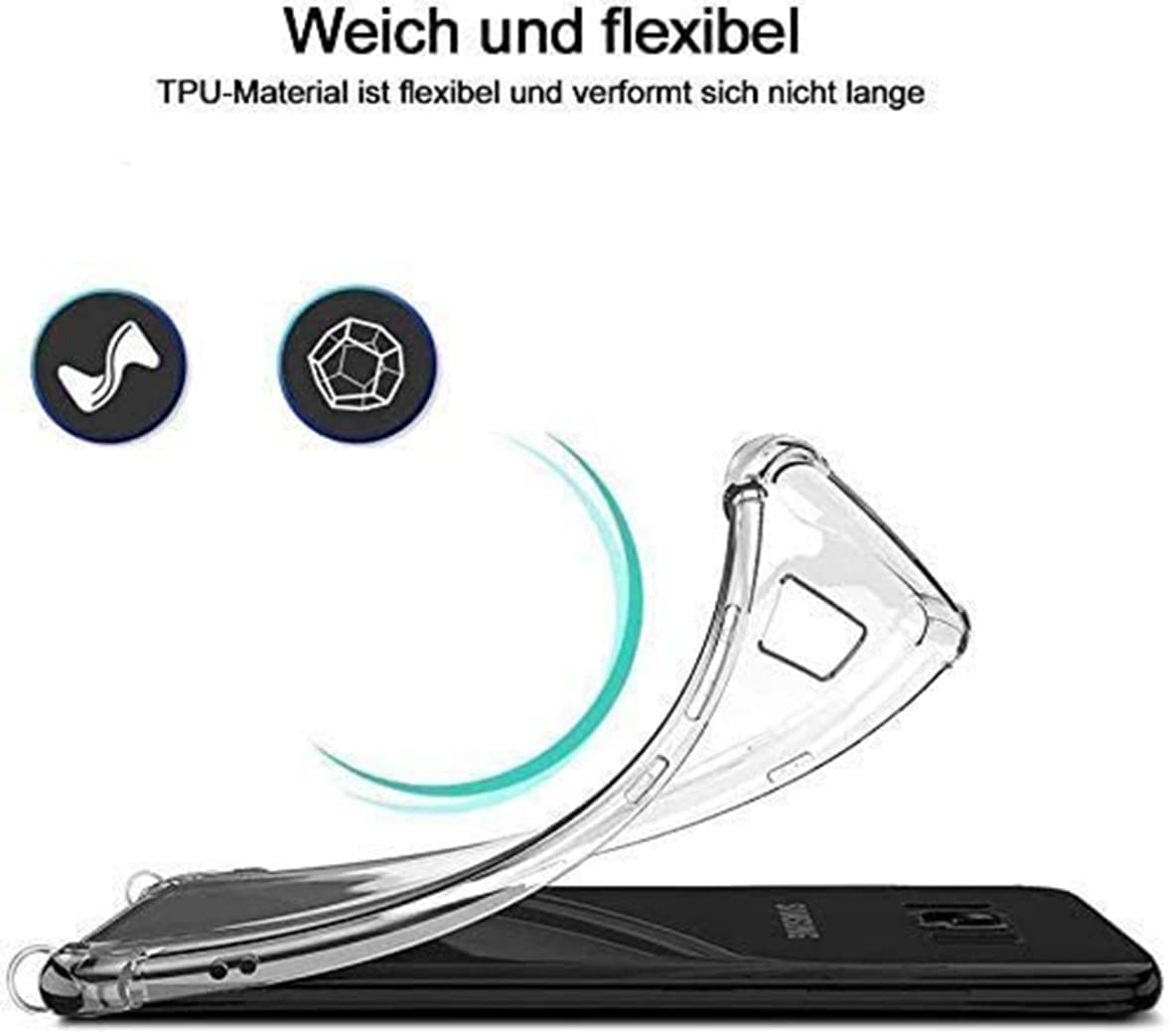 Custodia Girocollo Per Vivo Y76 5G / Y76s - Cover Trasparente In TPU Con Tracolla Regolabile, Antiurto E Pratica - 3