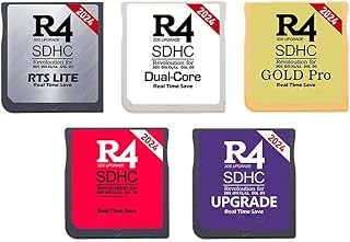 SD Memory Card for 3DS DSL XL/LL 2024 R4 SDHC,Adapter Flashcard-Gaming Burning Card Digital Memory Gaming Accessories (Gold)