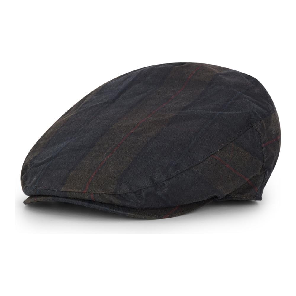 WALKER AND HAWKES - Tartan Wax Blackmere Flat Cap - Iona - S (57cm)