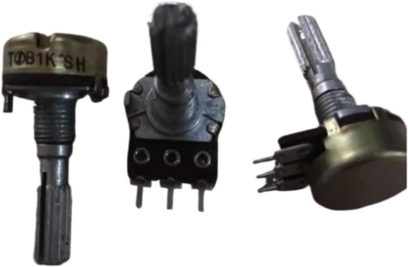 1 piece RK16 Potentiometer Single Link B1K Shaft Length 25mm with gong Pattern