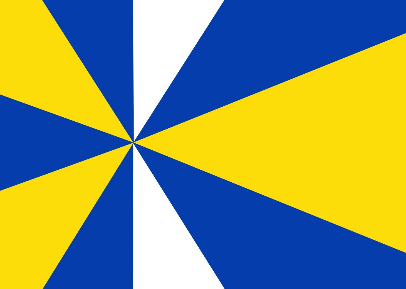 Drapeau Koggenland grand format horizontal pour pavoisement extérieur durable