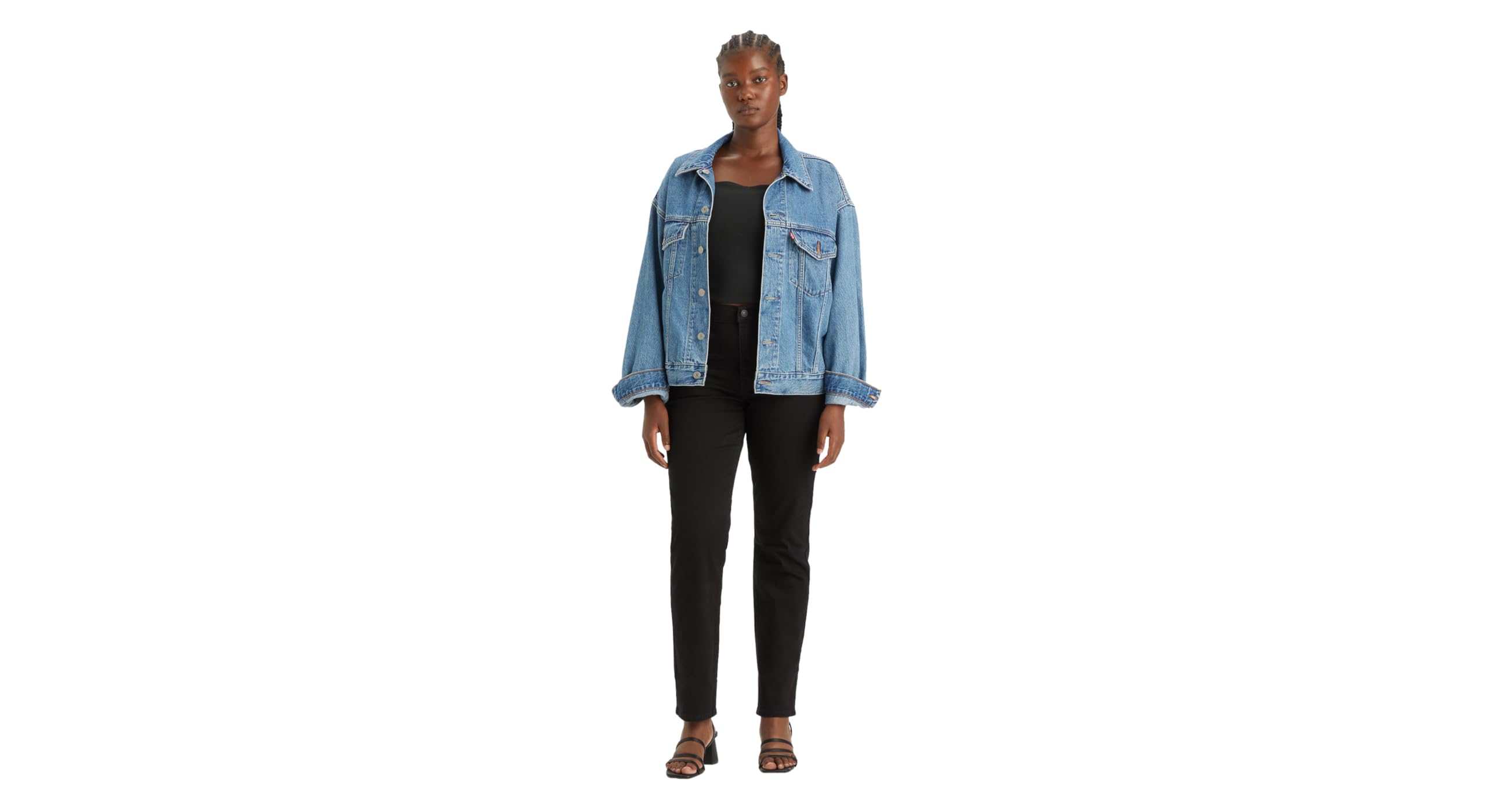 724 High Rise Straight Jeans Jean Pantolon Kadın