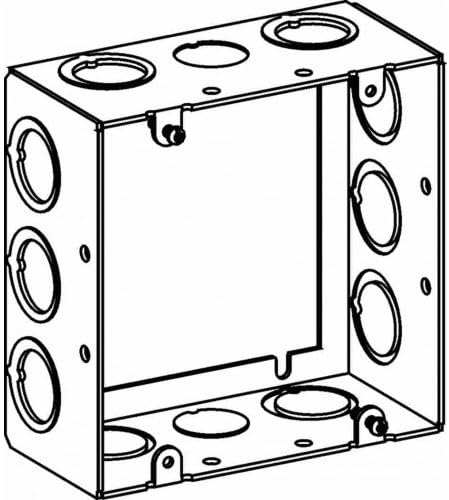 Orbit 5SDB-MKO-EXT Electric Box Extension Ring, 2 1/8" Deep w/MKO Knockouts - 5" Square