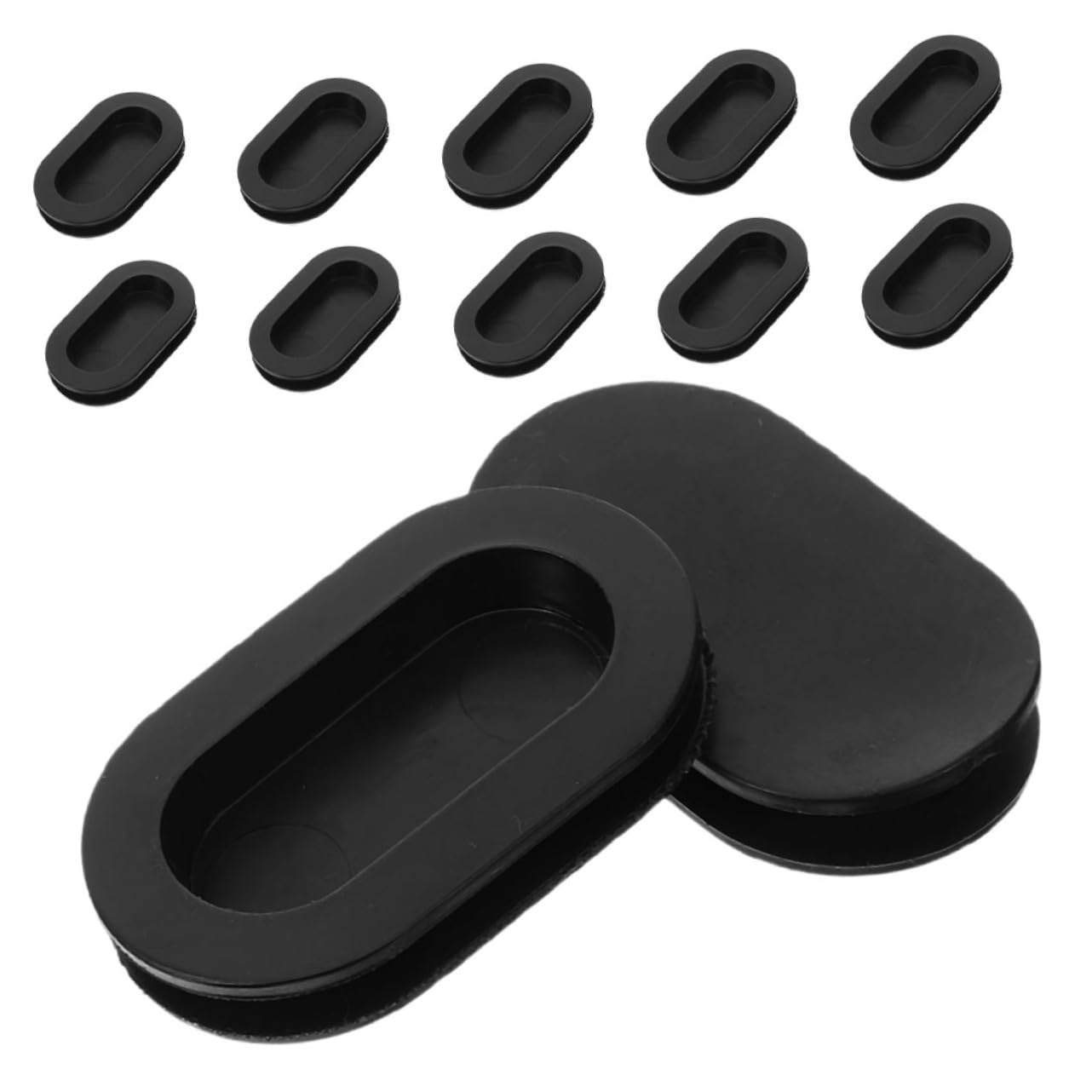 Toddmomy 12pcs Oval Piggy Bank Stopper Plug Creative Money Box Replacement Cap Fit for Various Coin Banks Effortless Access and Engaging Design for Fun Savings