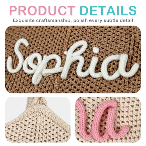 Bolso de Playa de Crochet Personalizado para Mujer miniatura 5