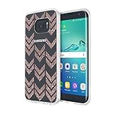 Samsung Galaxy S7 edge case, Incipit Isla, [Design Series] Scratch-Resistant Translucent Shock-Absorbing Cover - Multi Glitter