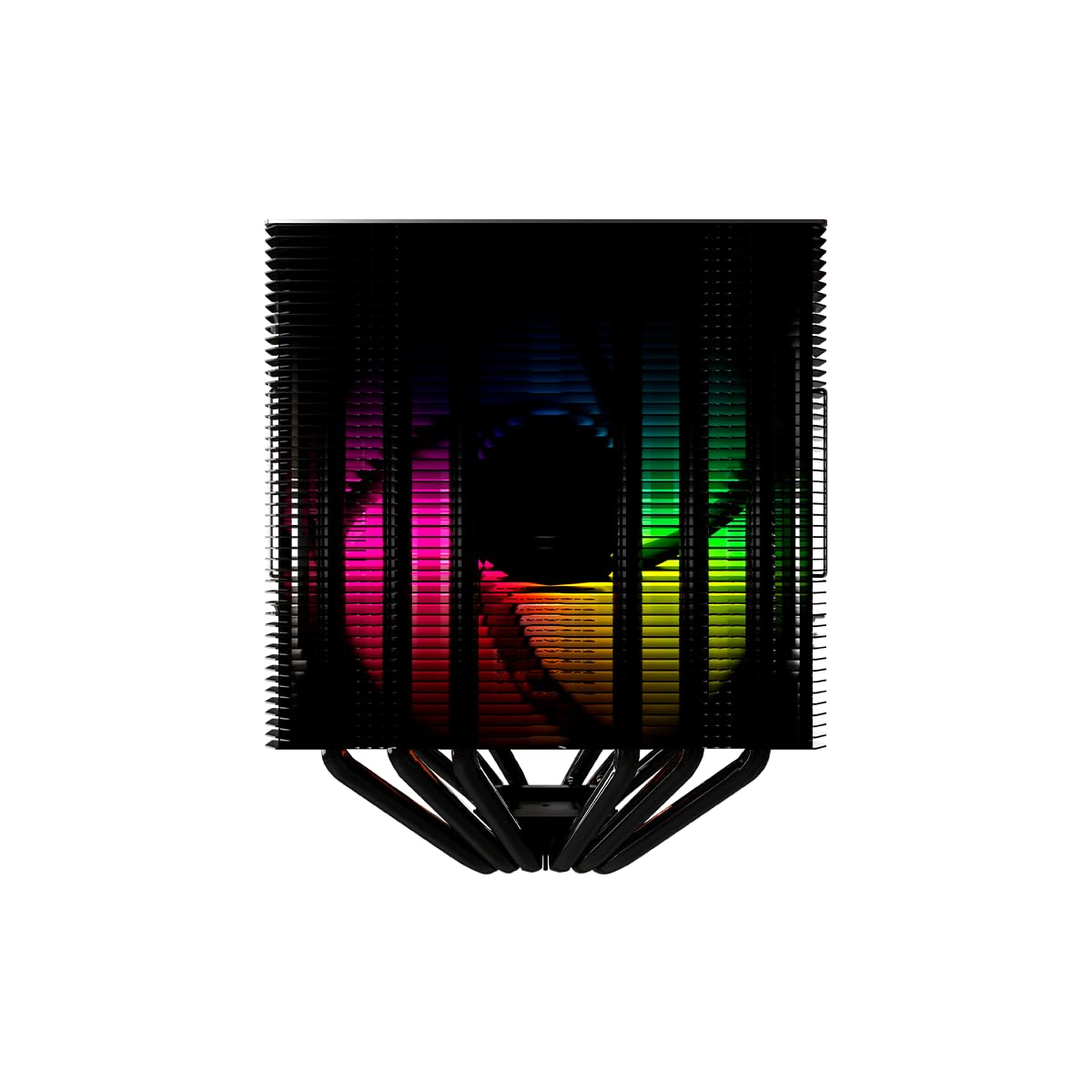 Nfortec Sculptor X2 disipador CPU ARGB 240W TDP doble ventilador 120mm Intel AMD negro