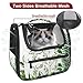 otnrnondcl Plant Bouquet (3) Cat Backpack Carrier, Pet Backpack for Dog Cat Puppy Kitty, Travel Carrier for Hiking Walking Outdoor Use