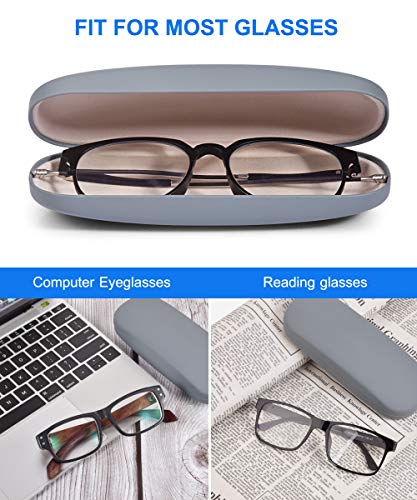Image of RayLove Unisex Hard Shell Eyeglasses Cases, Protective Case For Glasses