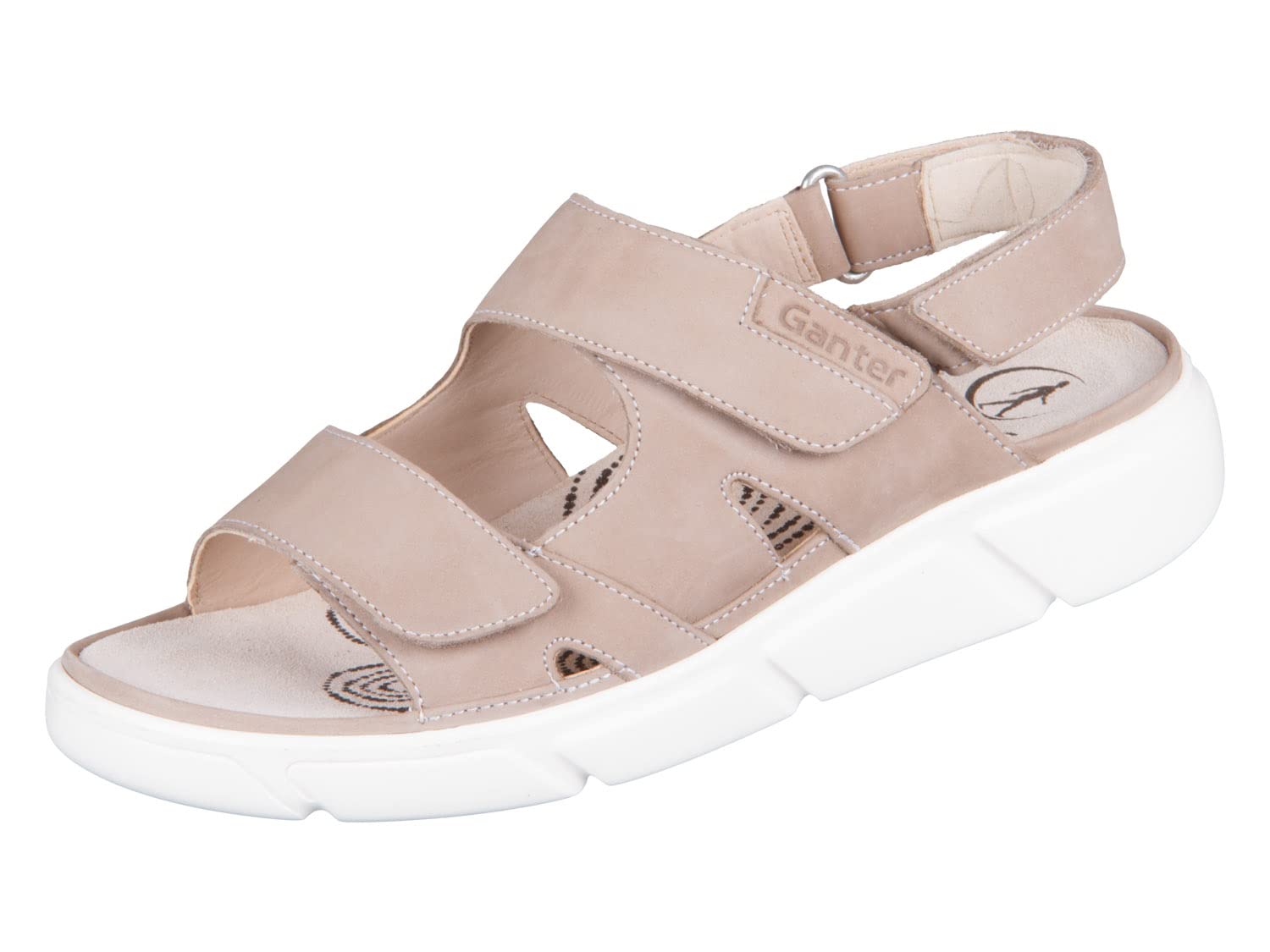 Ganter Women's Halina Sandals, Lighttoffee, 38 EU Weit
