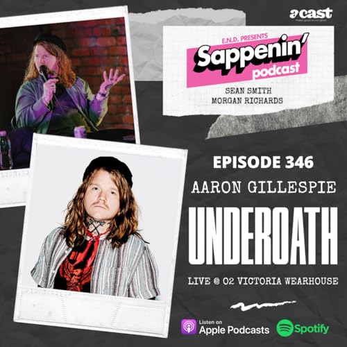 EP. 346 - Live with Aaron Gillespie (Underoath) Podcast Por  arte de portada
