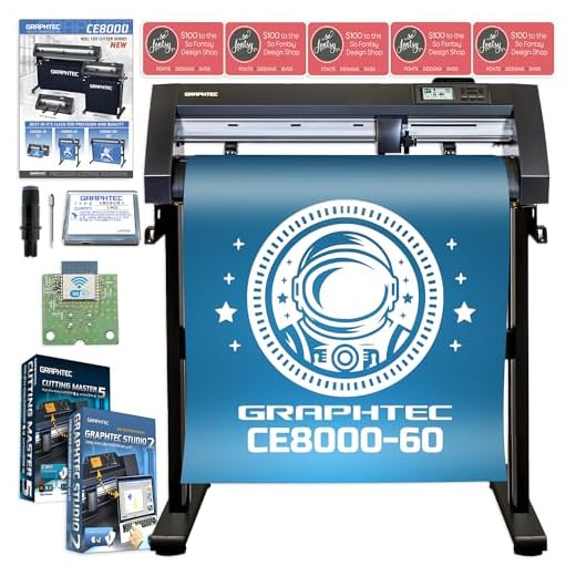 Graphtec CE8000-60 Plus - 24" Cutter Plotter with Bonus Software Package & Accessory Kit