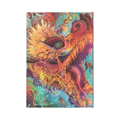 Carnet Paperblanks Dragon Bourdonnant Midi reliure d'art couverture rigide - 3