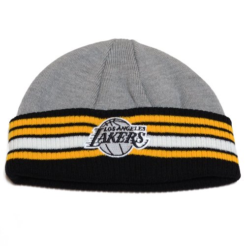 Bonnet tricoté NBA à profil bas Mitchell & Ness à rayures fines pour fan de basketball