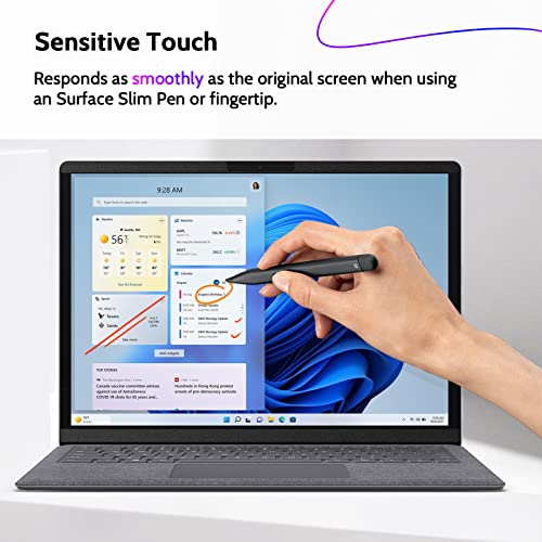 Peslv Tela magnética de privacidade para laptop de superfície 6/5/4/3/2/1 13,5 polegadas, filtro ant