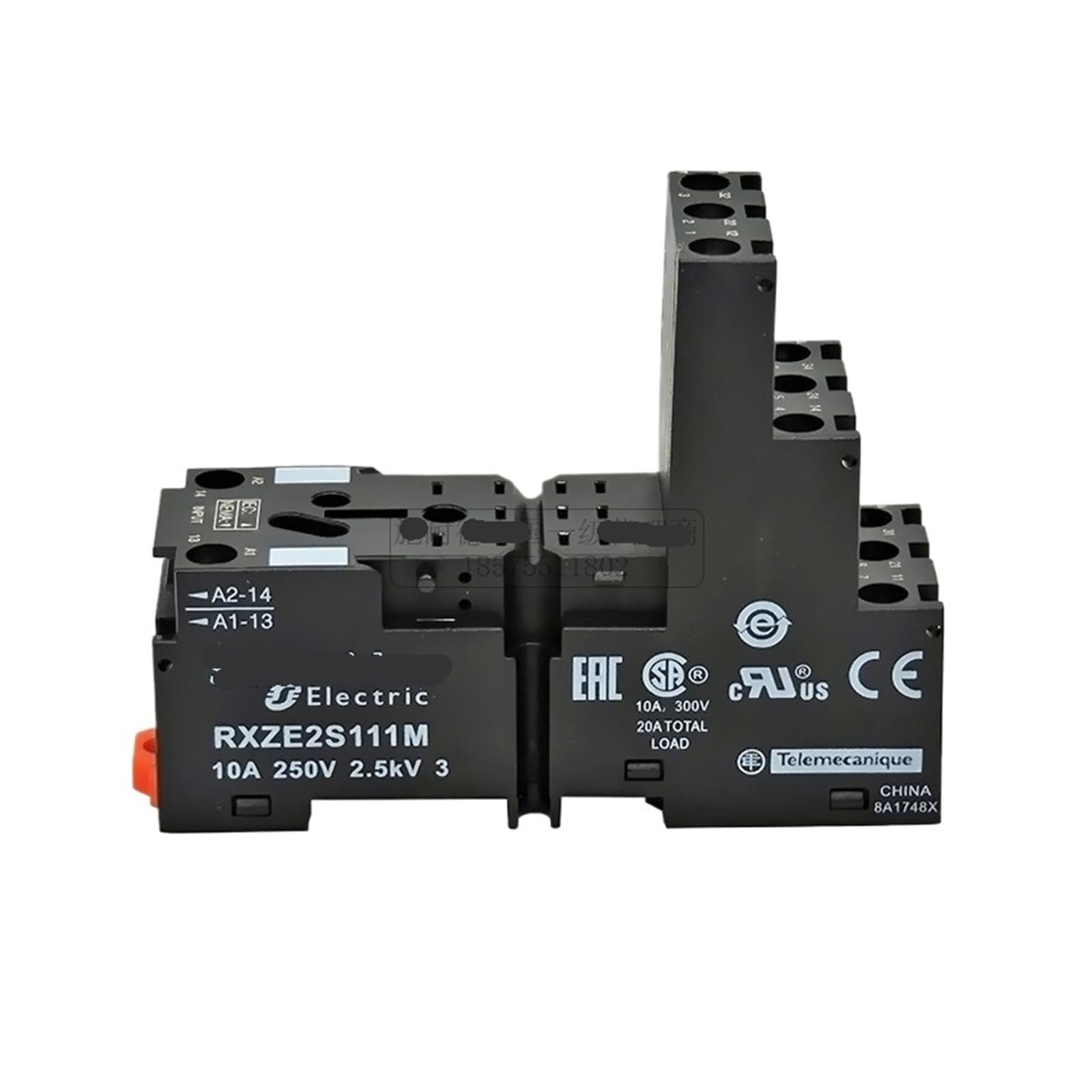 RXZE2S114M - Sockel für RXM+REXL, 4 polig, getrennte Kontakte, Kastenklemmen | Schneider Electric Schweiz